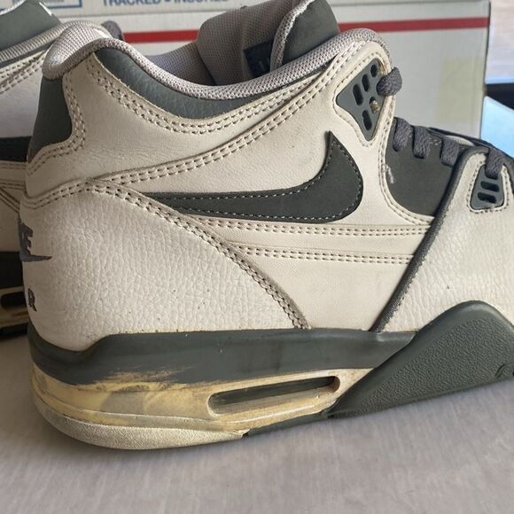 NIKE Air Flight Men’s Gray/ White Basketball Shoes #306252-109 Size 11 main image 4